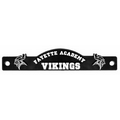 Black Plastic 3D License Plate Badge